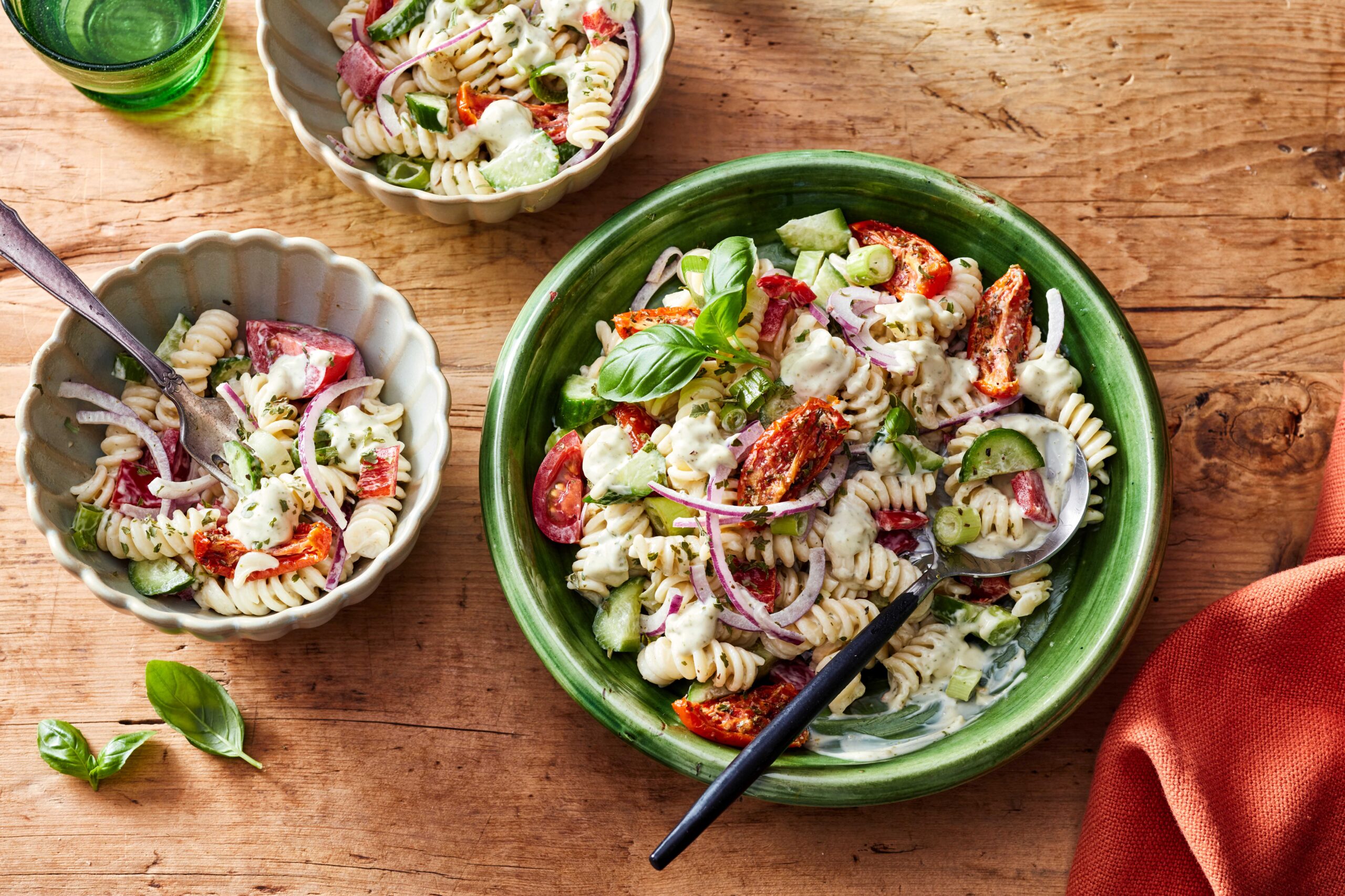 Pasta salade Echte mayonaise